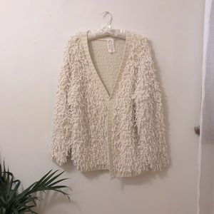 Shaggy Knit Cardigan